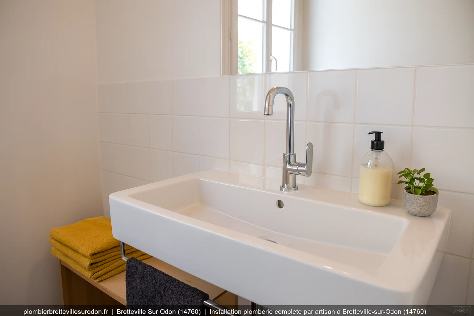 Installation plomberie complete par artisan a Bretteville-sur-Odon (14760)
